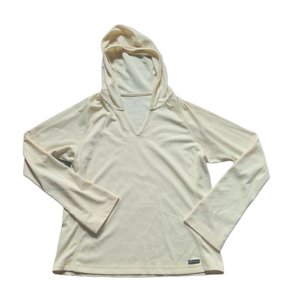 Athleta thin hooded long sleeve pullover - Picture 1 of 6